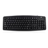 V7 Standard Full-Size Space Saving Spill Resistant USB Keyboard for
