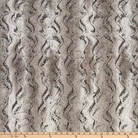 Shannon Minky Luxe Cuddle Wild Rabbit Natural, Fabric by The Yard