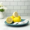 White Cotton Lemon Covers with Elastic - 10 Pack Half