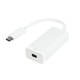 LogiLink UA0360 - USB-C (USB 3.2 Gen 1x1) to Mini DisplayPort Adapter, 4K Resolution, White