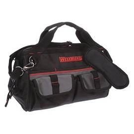 14" General Purpose Tool Bag, 21 Pockets, Black