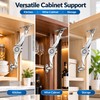 2-Pack Adjustable Hydraulic Lid Support for Lift-Up Cabinets – Random