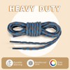 Stepace Round Boot Laces (2 Pairs) 4.5 mm Heavy Duty