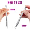4 Pieces Piercing Ball Grabber,Piercing Ball Screw Tool,Mini Grabber Pen