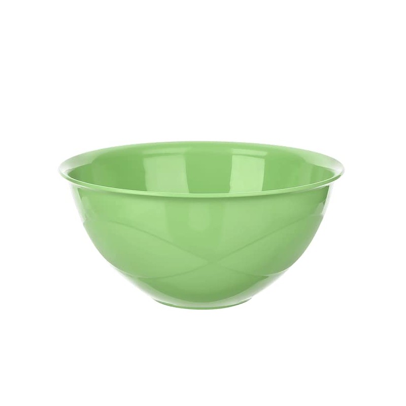 Tribello Large Mixing bowls 5-Quart 169oz - Plastic Salad/Mixing/Serving Bowl