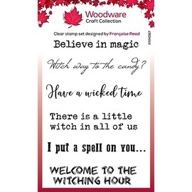 Woodware Clear Stamp Set-Spell Time, 3 x 4 in