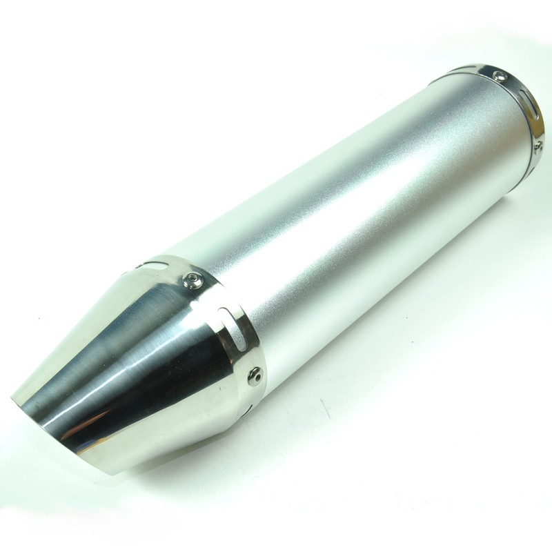 High Performance Chrome Exhaust Pipe Gy6-50 Qmb139 49cc Chinese Scooter