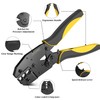Ratchet Crimping Plier, FortCeremy Insulated Ratcheting Wire Terminal Crimp Tool,