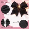 7 Inch Large Glitter Cheer Bows for Girls Women with
