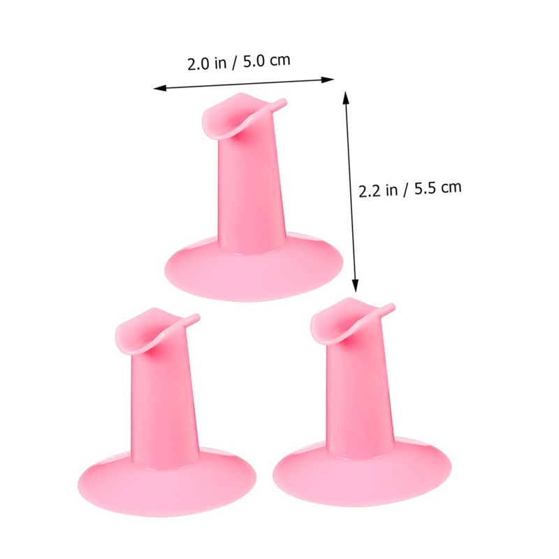 GLEAVI 10pcs Finger Support Holders for Nail Art Ergonomic Nail