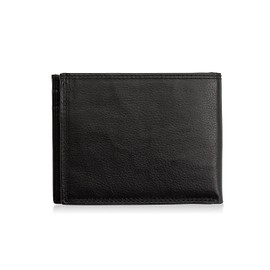 Josephine Osthoff Men's Wallet Credit Card Holder Large Small Purse Women's Coin Purse with Coin Compartment Genuine Leather RFID Protection (933), black