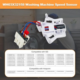 WH03X32158 WH12X26330 Washing Machine Speed Sensor Fit for GE Hotpoint Washer Parts Replaces WH12X25294 PS16619248 AP7020336