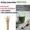 ORIGEENS Matcha Bamboo Broom with Long Handle - Small Traditional
