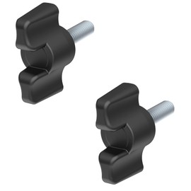 cyclingcolors Butterfly Wing Bolt, Handle Lock Stretcher Frame, M6 x 50, Pack of 2, 3701260828065, Black