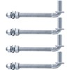 J-Bolt Gate Hinge, Hot-dip Galvanized J Bolt with 5/8" Gate