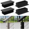 Gyykzz 4 Pack Plastic End Cap Fit for 2.36" x1.18"