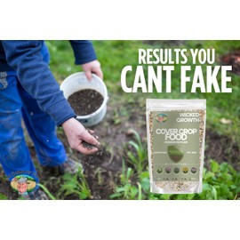 Cover Crop Food – Premium Fertilizer – Improves Soil Quality, boosts Organic Matter, and restores Soil Balance Between plantings by Old Cobblers Farm (5 lbs)