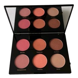 Realher STUNNING RealHer You Are Brilliant Pro Blush Palette w/2 Brushes!! FREE SHIPPING