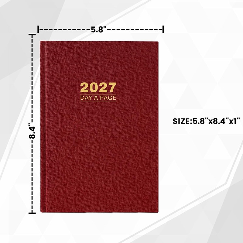 2026 Diary - Diary 2026 Full Page Per Day, Page