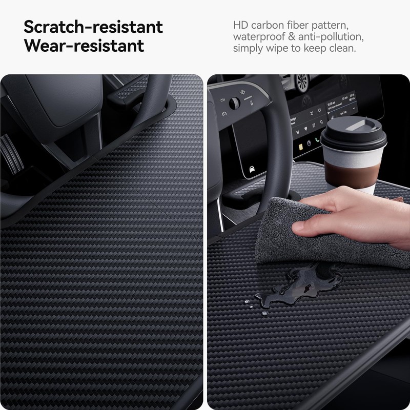 YONZEE 2-in-1 Car Steering Wheel Desk Tray & Car Seat