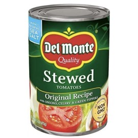 Del Monte Canned Stewed Original Recipe Tomatoes (3-pack) 14.5 OZ Cans No GMO !