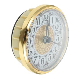 TEHAUX Clock Insert Quartz Clock Face Replacement with Arabic Numerals Case for Home Office and Store Decor