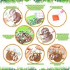 Kigeli 8 Pcs Sloth Diamond Painting Keychains Diamond Art Key