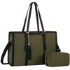 LOVEVOOK Laptop Bag for Women 15.6 inch Lightweight Canvas Laptop