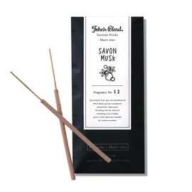 John's Blend OX-JOW-9-12 Incense Sticks Savon Musk, Short Size, 25 Count