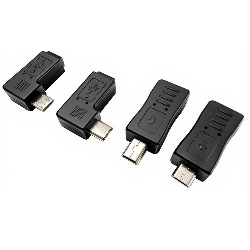 AJDPOI 8 Pack Mini USB 5Pin Male/Female to Micro USB