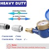 2-1/2" NPT Stainless Steel Spring Check Valve, WOG1000 NPT Thread