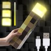 Light-up Wall Torch - Batteries & USB Pluggable Night Lamp