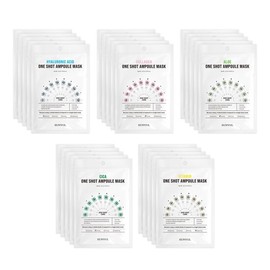 Eunyul One Shot Ampoule Mask Pack 50 Sheets (Select 1 of 5 types) - 05_Hyaluronic Acid 50 Sheets / 은율 원샷 앰플 마스크팩 50매 (5종 중 택 1) - 05_히알루론산 50매