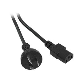 K9-5MB DOSS 5M Black Iec Power Lead Iec-C13 Appliance Cord Flexible 3X 0.75Mm Power Cord Flexible 3X 0.75Mm Power Cord, 3-Pin Au Plug to Iec Socket