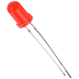 Industrial LED (φ0.2 inches (5 mm) / Red / 5 pieces