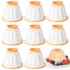 8 PCS Pudding Moulds,Pudding Cups with Lid,Mini Jelly Moulds, Pudding