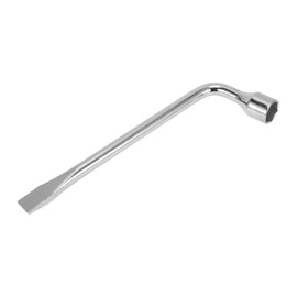 RATCHROLL 1 Pcs Universal Socket Wrench 310x90mm Spanner Socket Remover Hexagon Silver Tone Carbon Steel 24mm for Car Motorcycle Dirtbike l Shaped Wrench Sleeve