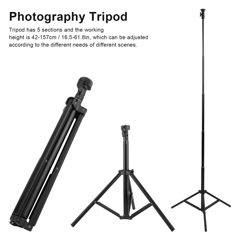 Aluminum Alloy Live Steaming Portable Desktop Tripod UltraLight Tripod for