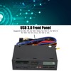 Media Dashboard USB3.0 Front Panel Hub LCD Display Optical Drive