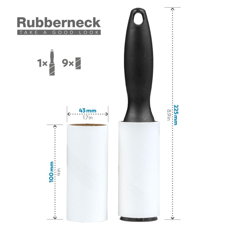 Rubberneck Set of 10 Lint Removers - 360 Sheets -