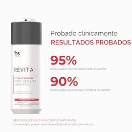 DS Labs Revita Champú Extra Fuerte, 205 ml – Limpieza Primero del Cuero Cabelludo para un Cabello Más Grueso y Voluminoso, Hidratación Ligera, Sin Sul
