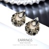 Womens Earring Drop Earrings Droplet Sterling Silver Statement Jewelry Gift