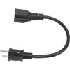 Extension Cord with Ground, 12.8 inches (30 cm) 15A to