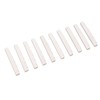 10Pcs Guitar Slotted Bone Nut Flat Bottom 6 String Electric