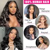 13x4 Lace Frontal Wigs Human Hair 200% Density Body Wave
