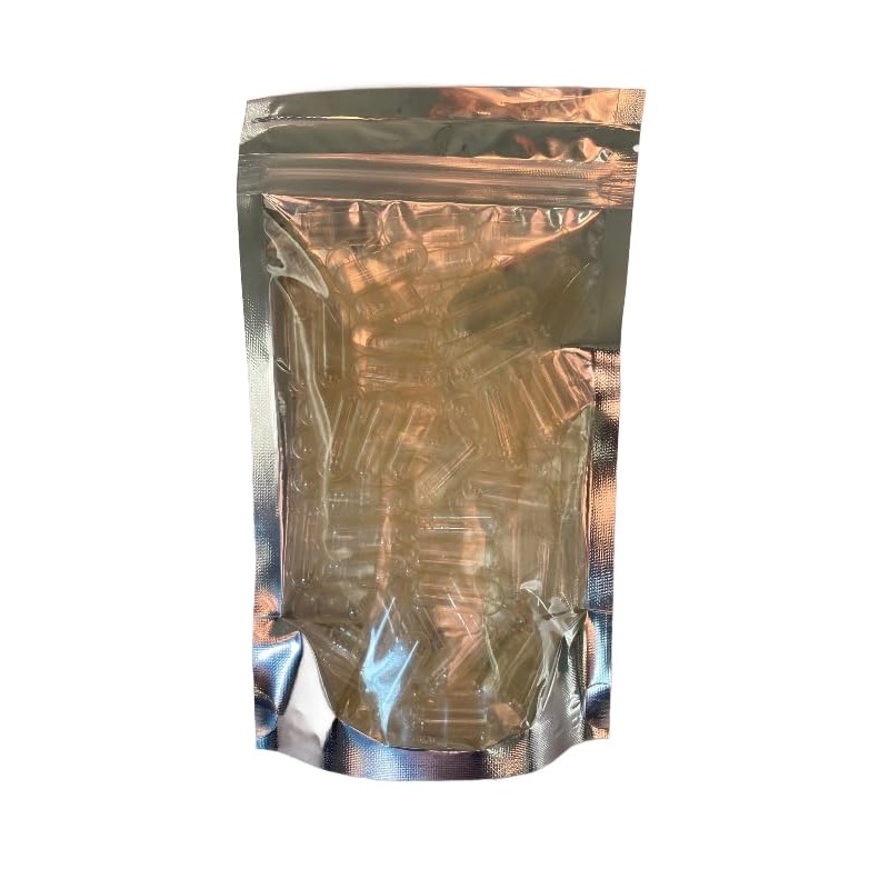 100 x Size 00 Vegetarian HPMC Clear Empty Capsules Size