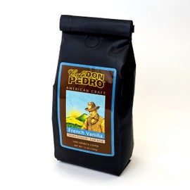 Cafe Don Pedro French Vanilla Medium Roast Low-Acid Coffee Six 12 oz Bags (4.5 lbs)
