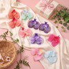 20PCS Fabric Butterfly Orchid Flower Heads for DIY Crafts