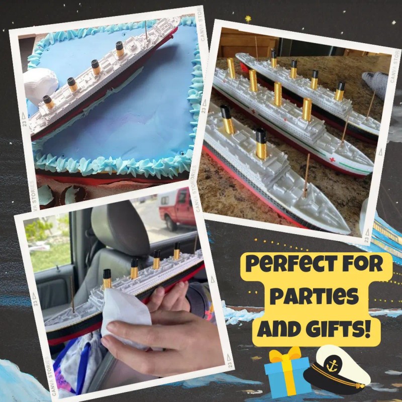 3 Pack 12” RMS Titanic Model & Britannic & Olympic