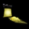 TFC Luminous Powder Yellow, 100 g, Photoluminescent Pigments, Charging with